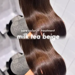 ロング カラー 淡めベージュ🤎ショ ート🤎Kiyokaのヘアスタイル