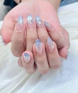 ネイル candy nail 韓国風ワンホンネイルのネイルデザイン