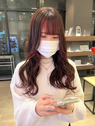 ロング カラー 🎀女性専門サロン RION🌸のヘアスタイル