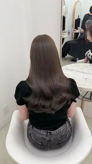 ロング カラー 髪質改善/ショート/ 透明感カラー/はるきのヘアスタイル