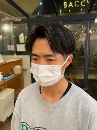 カラー メンズ ショート/ボブ 矢野湧也のヘアスタイル