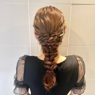 ロング ヘアアレンジ T Ayaのヘアスタイル
