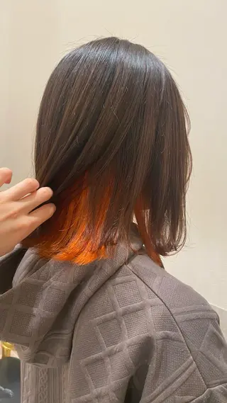 ミディアム 佐藤 睦月のヘアスタイル