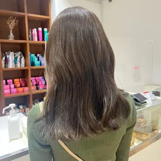 セミロング カラー パーマ リナ✮レイヤーカット モデル様✮募集中のヘアスタイル