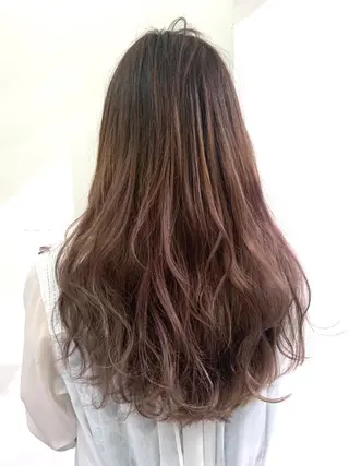 ロング カラー パーマ メンズ縮毛矯正 細谷碧海のヘアスタイル
