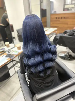 ロング SAKI🎀NEXT 池袋/韓国風カラーのヘアスタイル