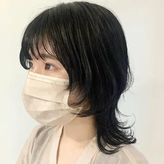 ミディアム 🐰🎀艶髪特化 yuzuka🎀🐰のヘアスタイル
