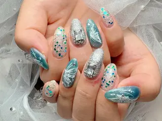 ネイル マジック ミラーのネイルデザイン