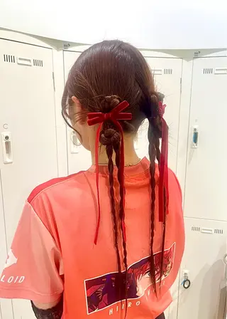 ヘアアレンジ 透明感カラー🫧/ アレンジ/ayanoのヘアスタイル
