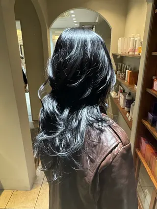 ロング 美髪矯正 KASUMIのヘアスタイル