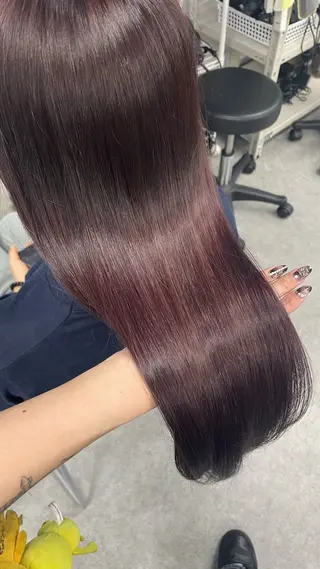 カラー ヘアアレンジ 🖤艶髪／髪質改善 横浜美容室／ゆりのヘアスタイル