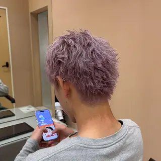 カラー メンズ Gigi Kazumaのヘアスタイル