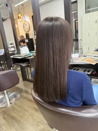 セミロング 新垣 瑠菜のヘアスタイル