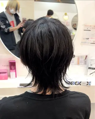 メンズ ⚡️下園あゆむ⚡️ レイヤーウルフ/韓国のヘアスタイル