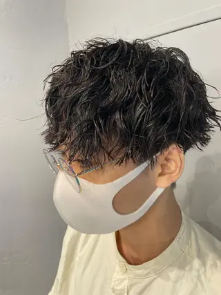 ショート カラー パーマ メンズ 🍃メンズヘア🍃 セヤシュウヘイのヘアスタイル