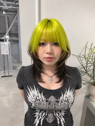 カラー レイヤーカット TENSHOのヘアスタイル
