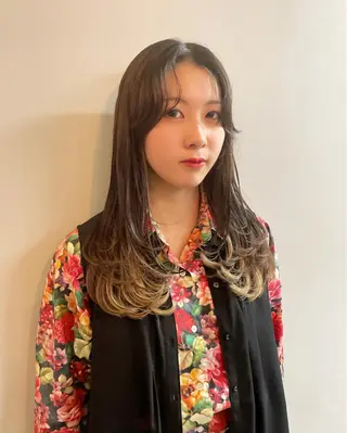 セミロング SAKURA/ CIEL福岡のヘアスタイル