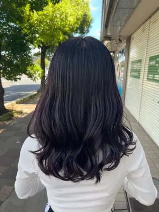 ロング カラー RuLaN AMIのヘアスタイル
