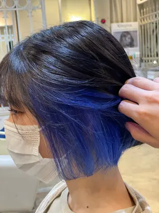 ショート カラー 💎艶髪ハイトーン yuukiのヘアスタイル