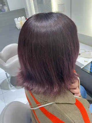 ミディアム カラー ⭐️髪質改善カラー lisaaaa⭐️のヘアスタイル