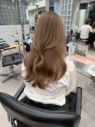 ロング カラー 艶カラー/カラー モデル募集中/シンヤのヘアスタイル