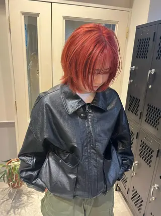 ミディアム カラー SIKI yuuna レイヤーカット🪽のヘアスタイル