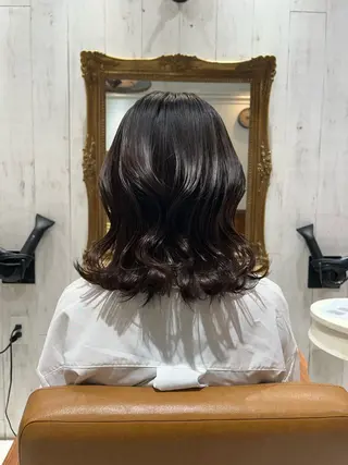 ミディアム カラー re view 日和のヘアスタイル