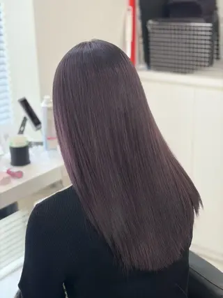ロング カラー 佐藤 笑瑠のヘアスタイル