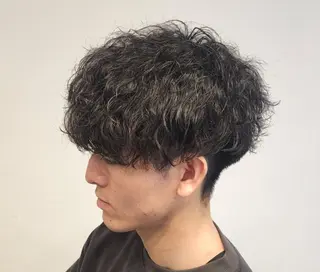 ショート メンズ パーマ 【イケメン風パーマ】 SHOFYのヘアスタイル