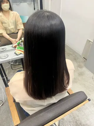 ロング 韓国×艶ハイトーンが かわいい✨️リオ🍒のヘアスタイル