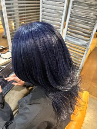 ミディアム カラー ハイトーンカラー が絶対可愛い✨泰聖✨のヘアスタイル