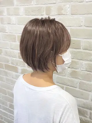ショート sayaka 透明感カラーのヘアスタイル