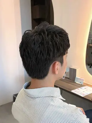 パーマ メンズ 池谷 茉耶のヘアスタイル