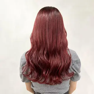 ロング カラー 🩵ブリーチカラー MIORI🩵のヘアスタイル