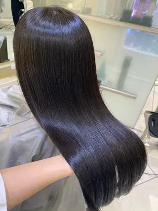 ロング カラー 銀座メンズ専門🖤 叶奈々のヘアスタイル