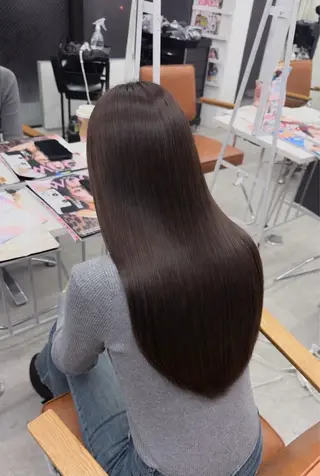 ロング 艶カラー/髪質改善 サラサ💟のヘアスタイル