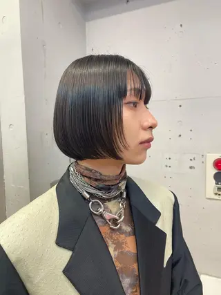 カラー メンズ ハッシュカット/ハイ トーン/HIROKIのヘアスタイル