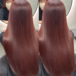 ロング 今話題の艶髪矯正 美艶カラー/FUKAのヘアスタイル