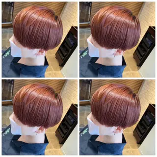 カラー 🩵盛れる顔周り/ 艶カラーemi🩵のヘアスタイル