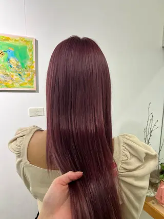 ロング カラー i sのヘアスタイル