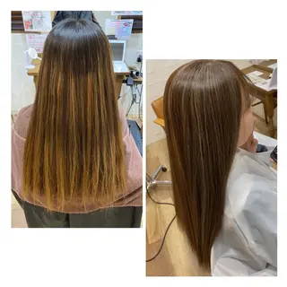 カラー 荻野 栞のヘアスタイル