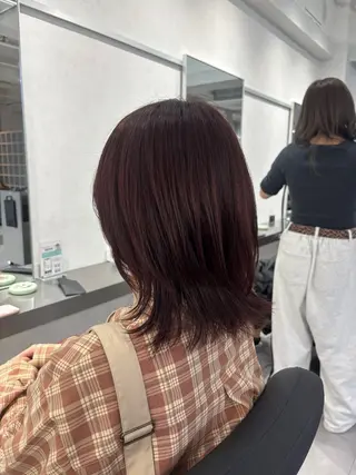 ミディアム カラー seiya/ ブリーチなしWカラーのヘアスタイル