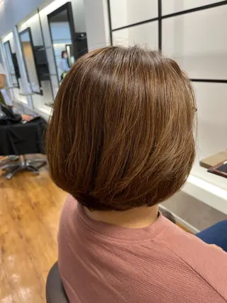 ショート カラー オ ギのヘアスタイル