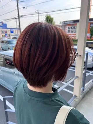 ショート 井上 萌のヘアスタイル