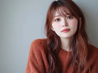 ロング カラー Luisハイライト　 喜連瓜破、髪質改善のヘアスタイル