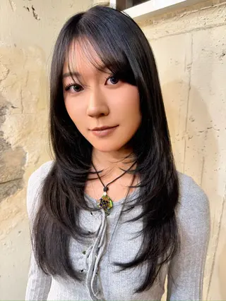 ロング 大竹 哲也のヘアスタイル