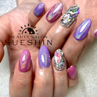 セミロング ネイル S ueshinのネイルデザイン