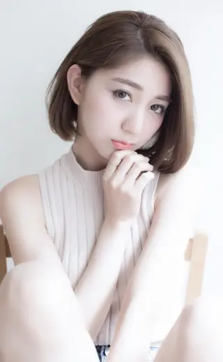 ショート バレイヤージュ 藤沢 髪質改善 竹内ケンゴのヘアスタイル