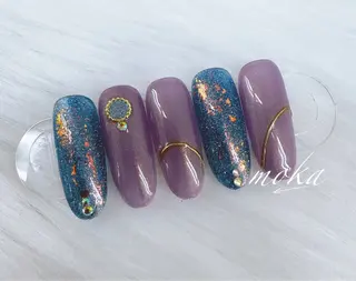 ネイル 胡蝶蘭レディースサロ ンNailMOKAのネイルデザイン