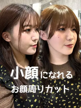 ミディアム 西田  美侑/ 前髪・顔周りカットのヘアスタイル